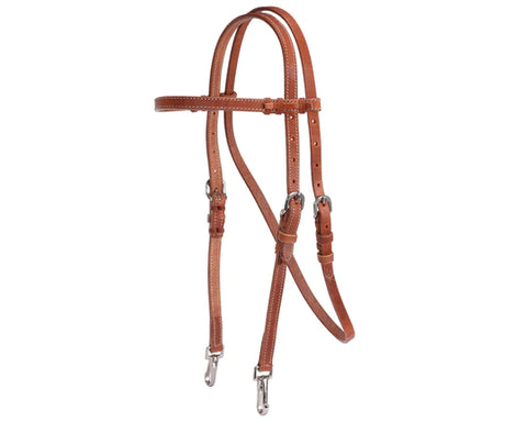 Fort Worth Guy McLean Headstall With Snap Bit Ends