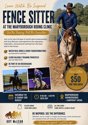 Fence Sitter- Maryborough Riding Clinic