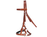 Fort Worth Guy McLean Padded Leather Nose Sidepull - Harness