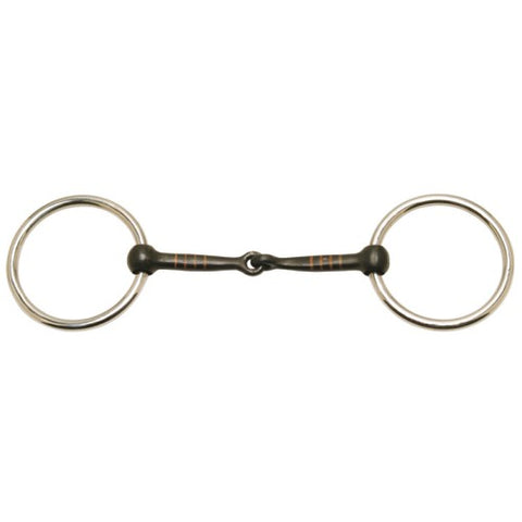 Sweet Mouth Loose Ring Snaffle w/Copper Inlaid Mouth